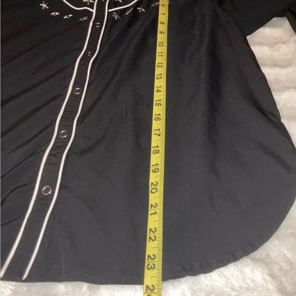 K Too Women’s Western Button Up Top Size M - Picture 6 of 10